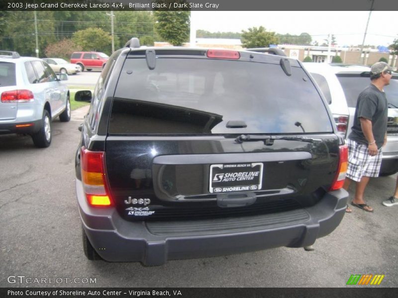 Brilliant Black / Dark Slate Gray 2003 Jeep Grand Cherokee Laredo 4x4