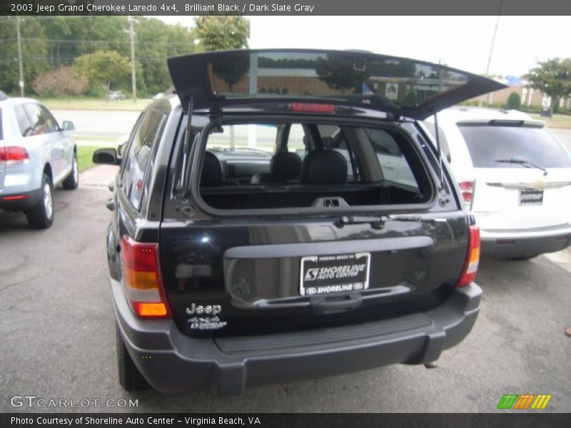 Brilliant Black / Dark Slate Gray 2003 Jeep Grand Cherokee Laredo 4x4