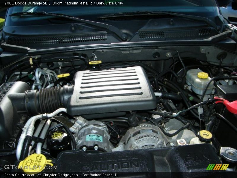  2001 Durango SLT Engine - 4.7 Liter SOHC 16-Valve V8