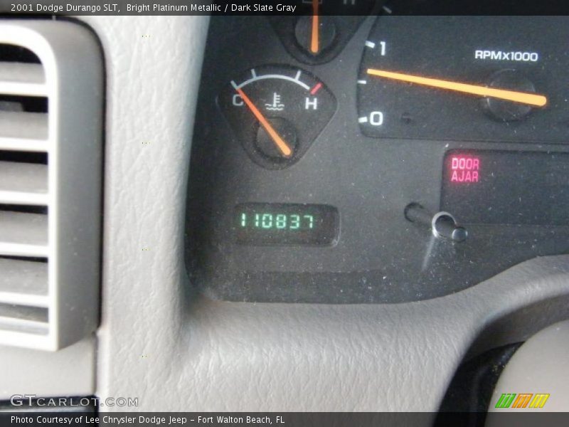 Bright Platinum Metallic / Dark Slate Gray 2001 Dodge Durango SLT