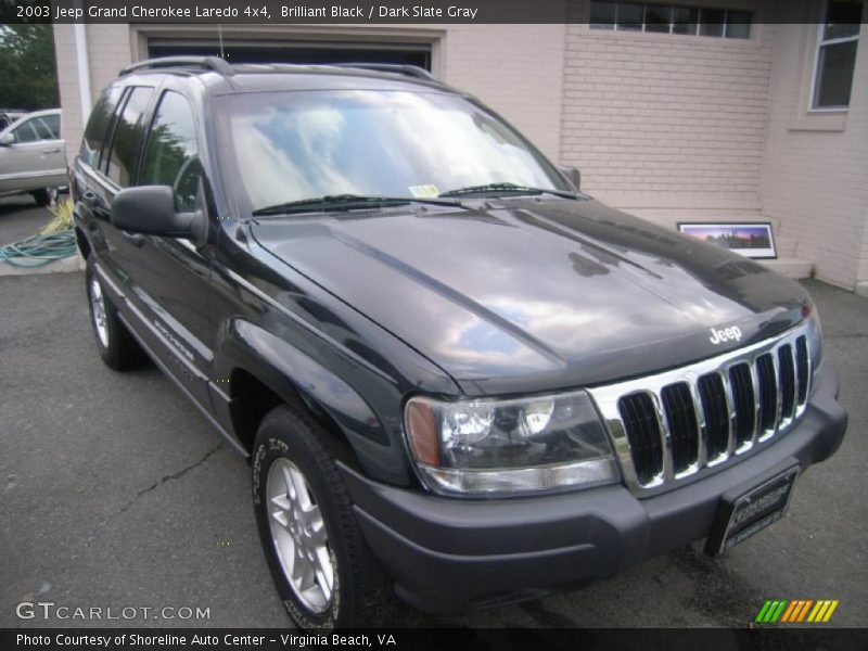 Brilliant Black / Dark Slate Gray 2003 Jeep Grand Cherokee Laredo 4x4