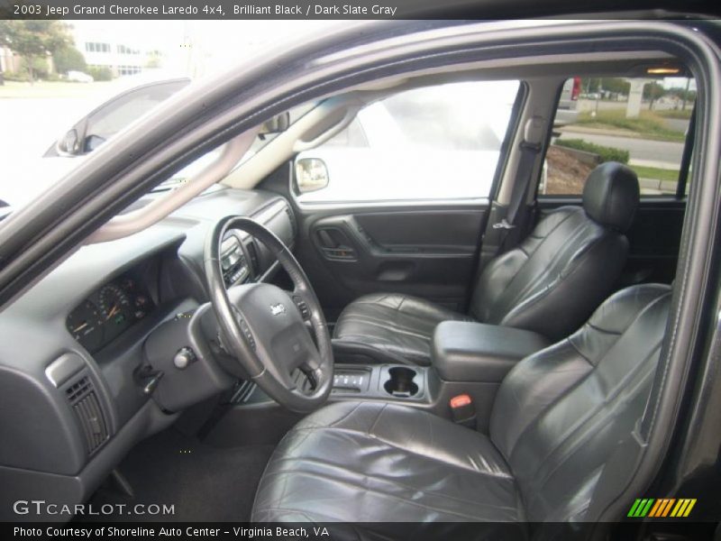 Brilliant Black / Dark Slate Gray 2003 Jeep Grand Cherokee Laredo 4x4