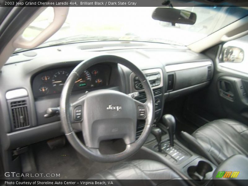 Brilliant Black / Dark Slate Gray 2003 Jeep Grand Cherokee Laredo 4x4