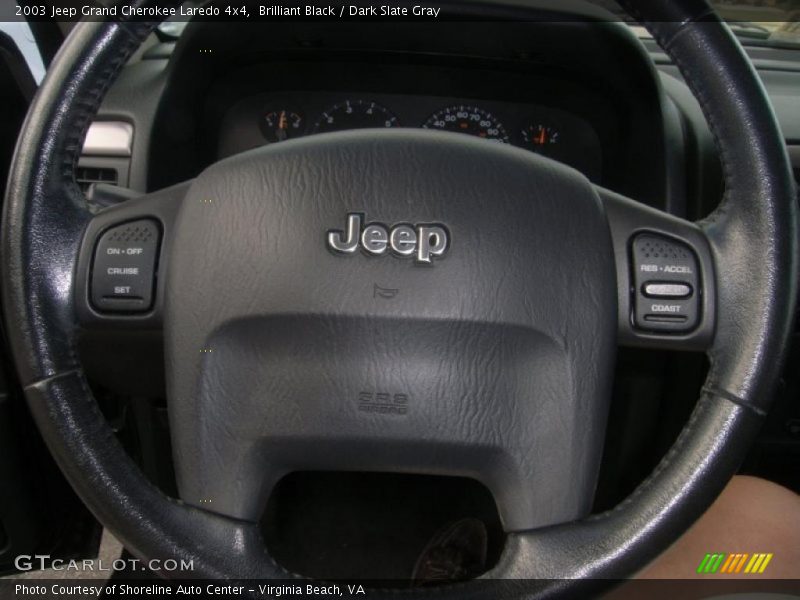 Brilliant Black / Dark Slate Gray 2003 Jeep Grand Cherokee Laredo 4x4