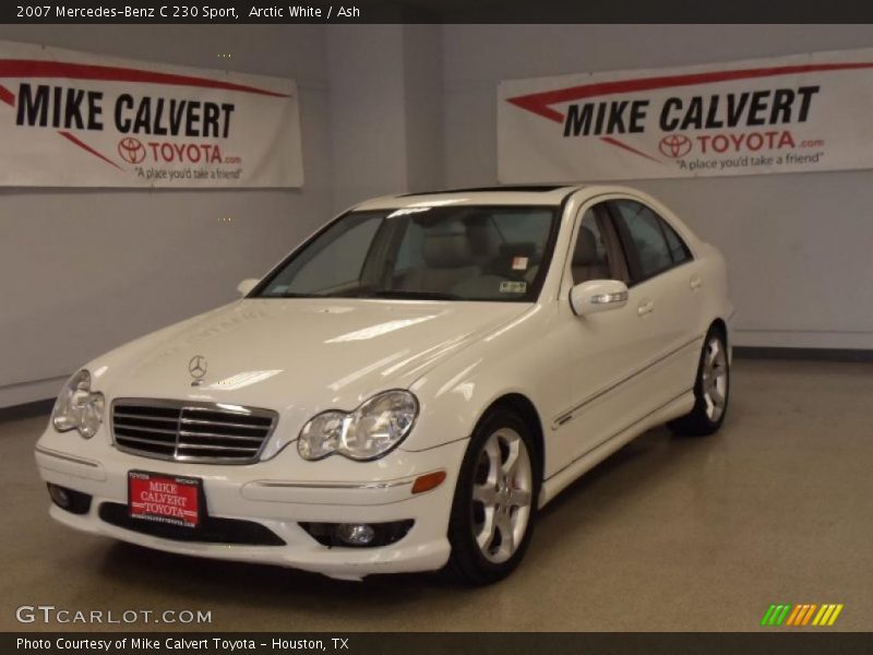 Arctic White / Ash 2007 Mercedes-Benz C 230 Sport