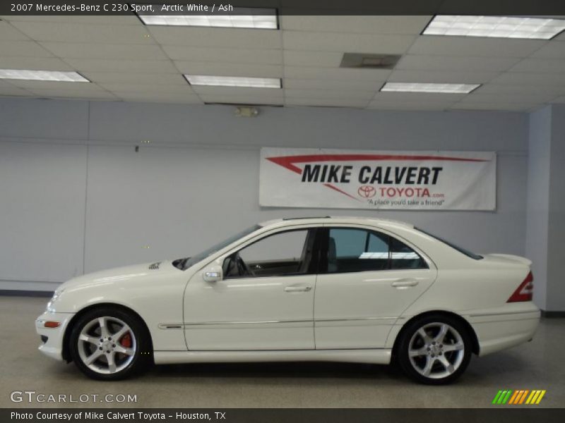 Arctic White / Ash 2007 Mercedes-Benz C 230 Sport