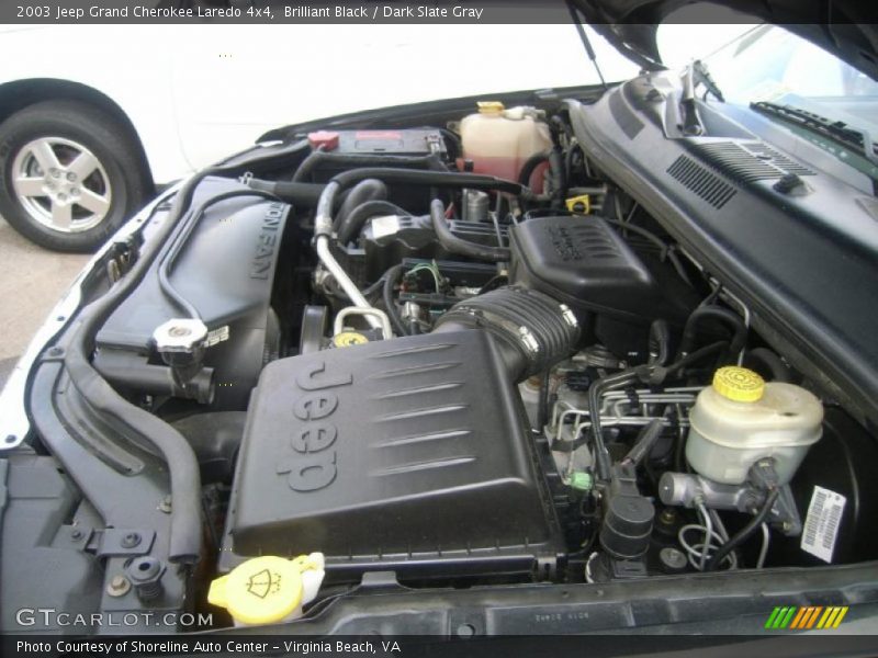 Brilliant Black / Dark Slate Gray 2003 Jeep Grand Cherokee Laredo 4x4