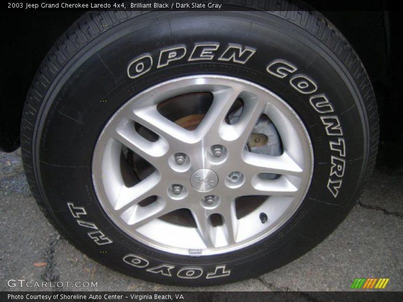 Brilliant Black / Dark Slate Gray 2003 Jeep Grand Cherokee Laredo 4x4