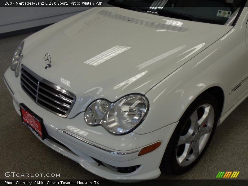 Arctic White / Ash 2007 Mercedes-Benz C 230 Sport