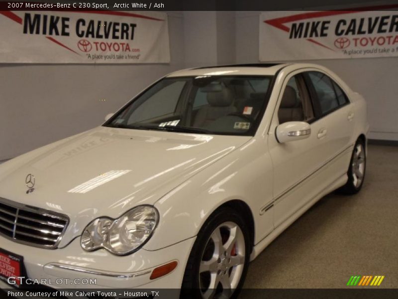 Arctic White / Ash 2007 Mercedes-Benz C 230 Sport