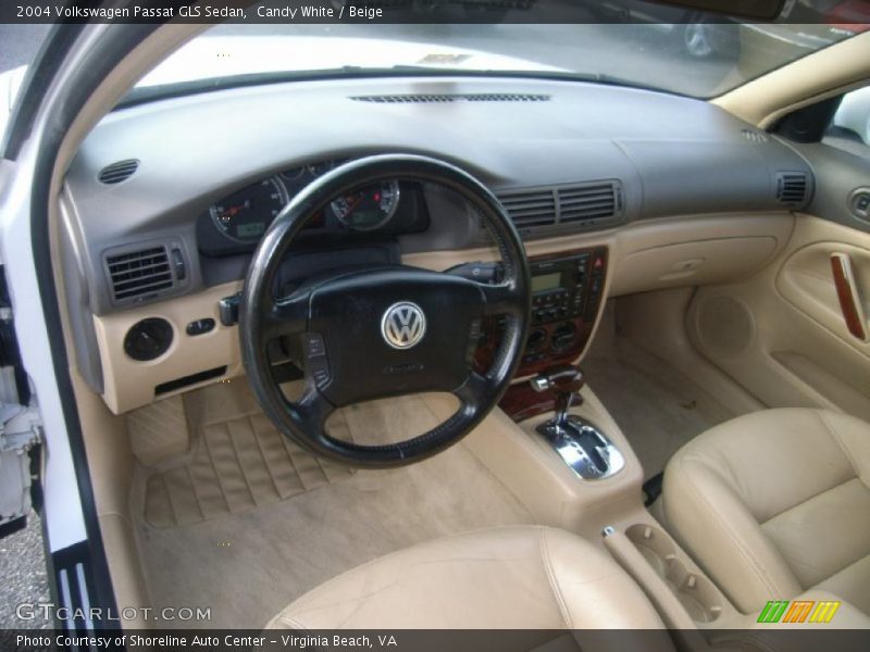 Candy White / Beige 2004 Volkswagen Passat GLS Sedan