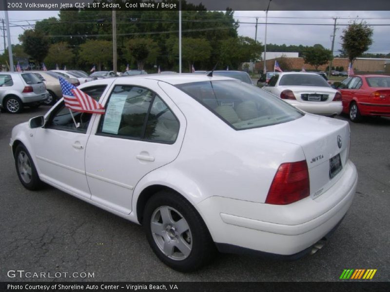 Cool White / Beige 2002 Volkswagen Jetta GLS 1.8T Sedan