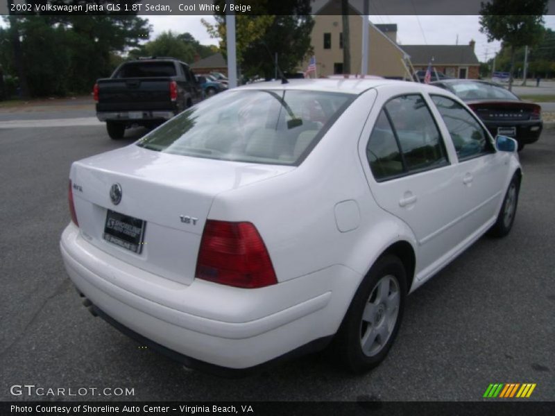 Cool White / Beige 2002 Volkswagen Jetta GLS 1.8T Sedan