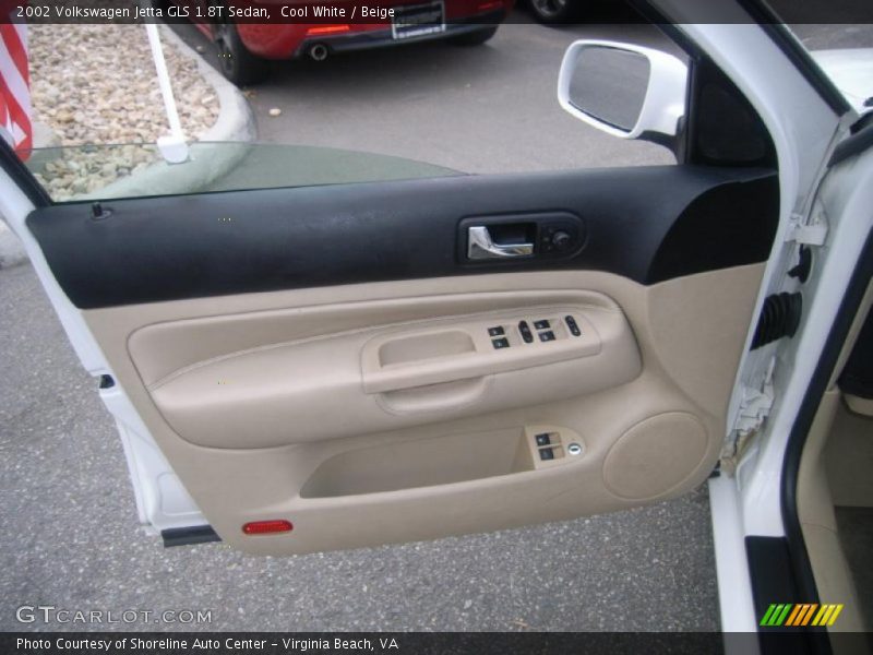 Cool White / Beige 2002 Volkswagen Jetta GLS 1.8T Sedan