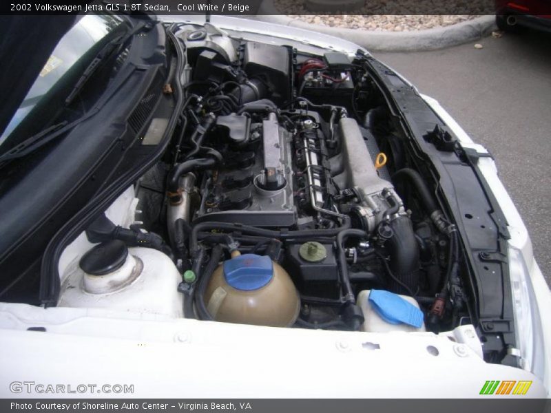 Cool White / Beige 2002 Volkswagen Jetta GLS 1.8T Sedan
