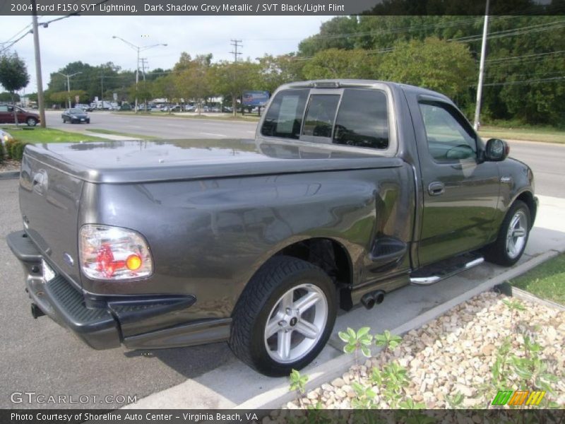 Dark Shadow Grey Metallic / SVT Black/Light Flint 2004 Ford F150 SVT Lightning