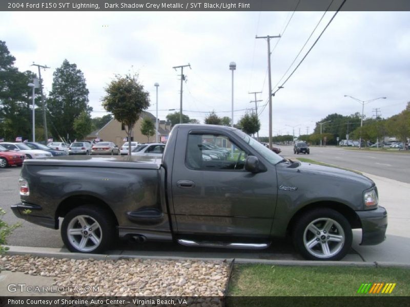 Dark Shadow Grey Metallic / SVT Black/Light Flint 2004 Ford F150 SVT Lightning