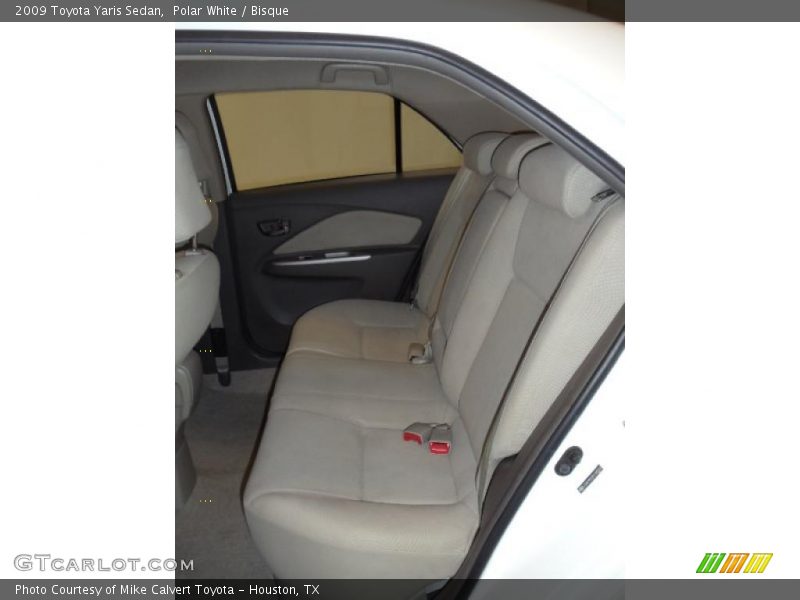 Polar White / Bisque 2009 Toyota Yaris Sedan