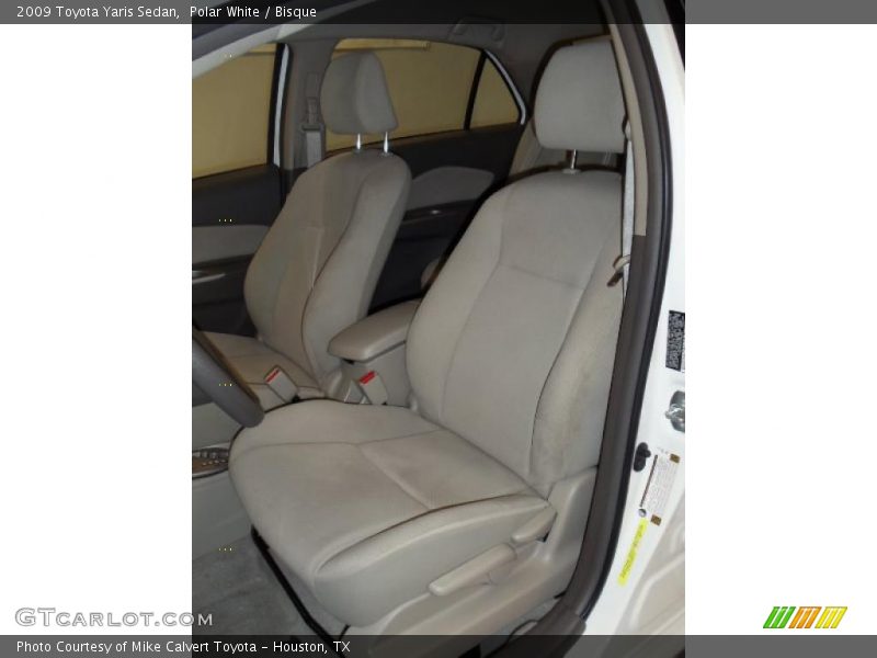 Polar White / Bisque 2009 Toyota Yaris Sedan
