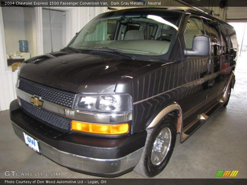 Dark Gray Metallic / Neutral 2004 Chevrolet Express 1500 Passenger Conversion Van