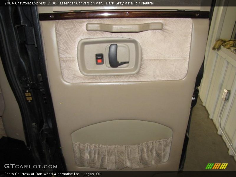 Dark Gray Metallic / Neutral 2004 Chevrolet Express 1500 Passenger Conversion Van