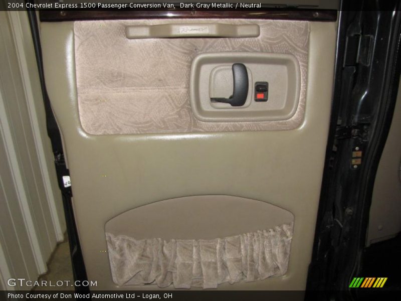 Dark Gray Metallic / Neutral 2004 Chevrolet Express 1500 Passenger Conversion Van