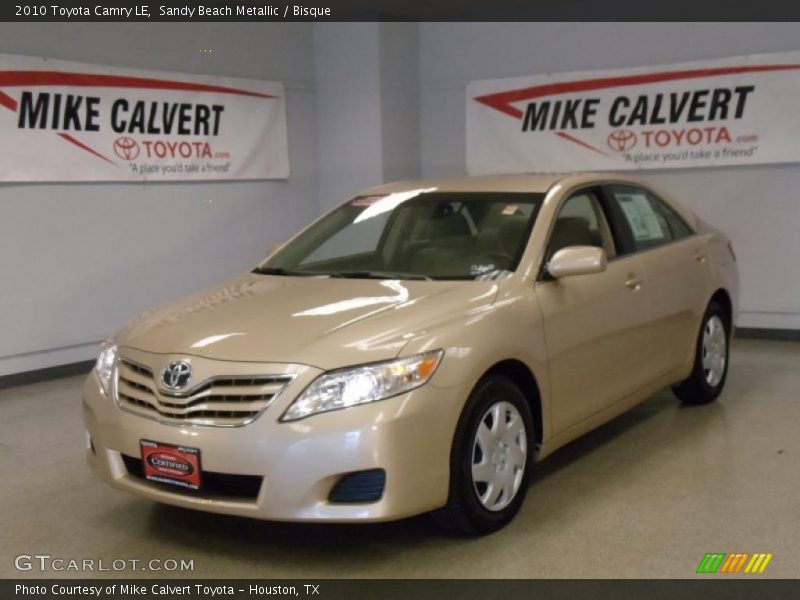 Sandy Beach Metallic / Bisque 2010 Toyota Camry LE