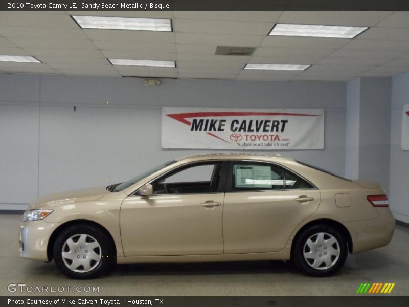 Sandy Beach Metallic / Bisque 2010 Toyota Camry LE
