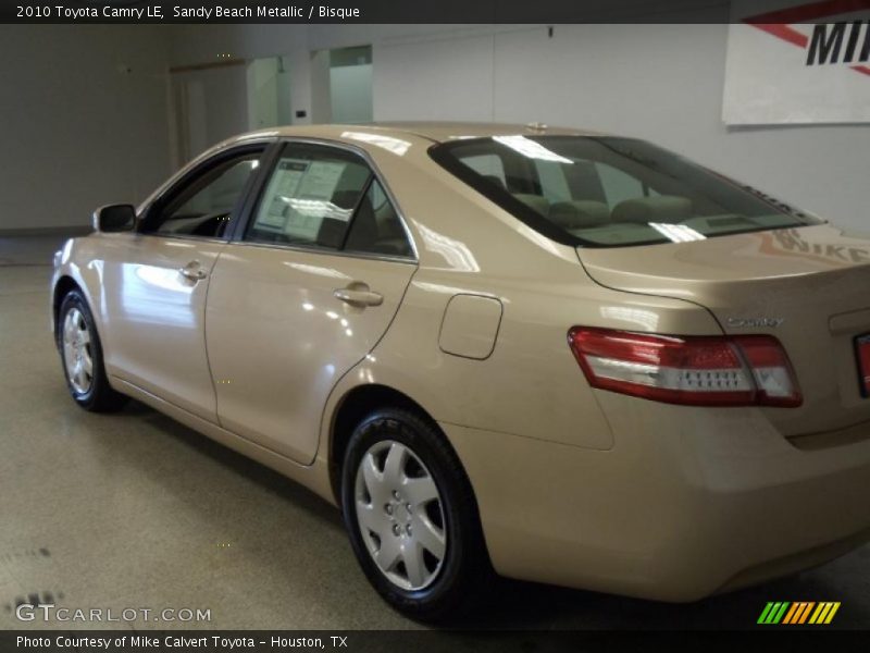 Sandy Beach Metallic / Bisque 2010 Toyota Camry LE
