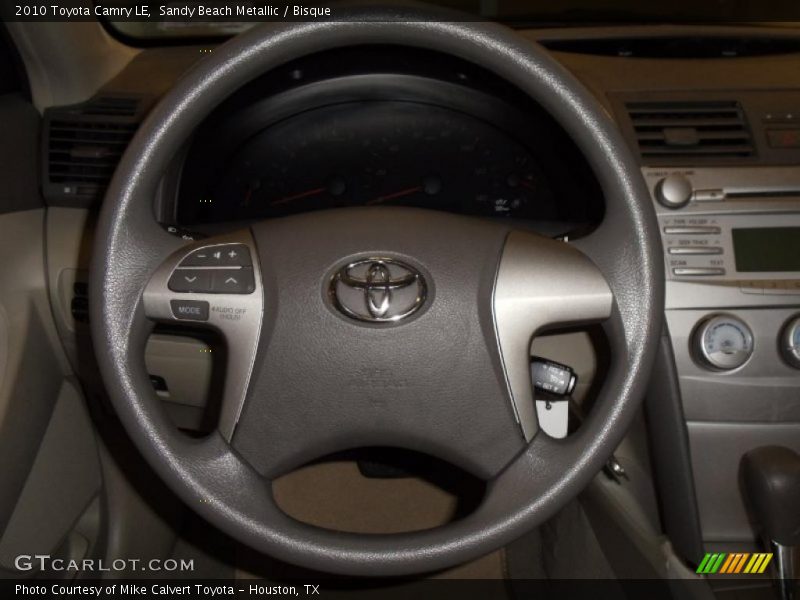 Sandy Beach Metallic / Bisque 2010 Toyota Camry LE