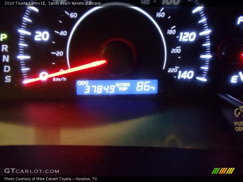 Sandy Beach Metallic / Bisque 2010 Toyota Camry LE