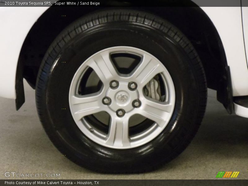Super White / Sand Beige 2010 Toyota Sequoia SR5