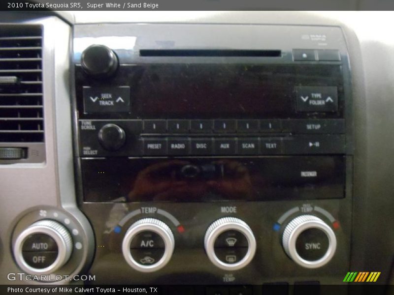 Super White / Sand Beige 2010 Toyota Sequoia SR5