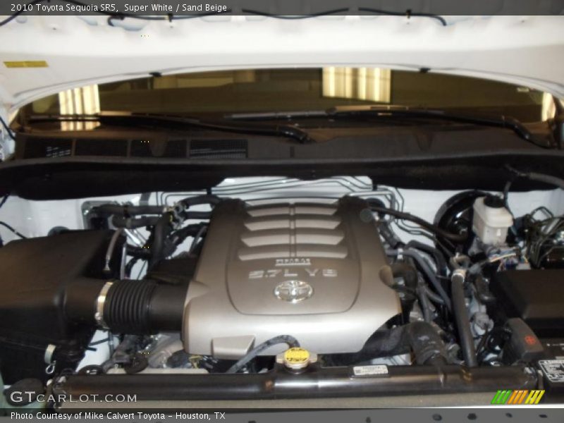 Super White / Sand Beige 2010 Toyota Sequoia SR5