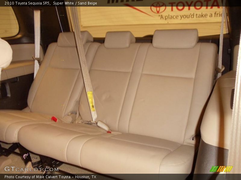 Super White / Sand Beige 2010 Toyota Sequoia SR5
