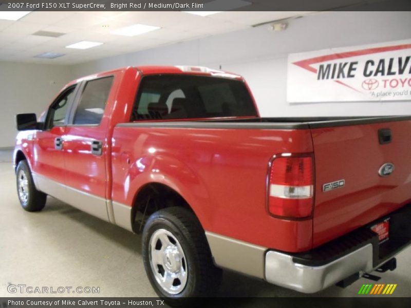 Bright Red / Medium/Dark Flint 2007 Ford F150 XLT SuperCrew