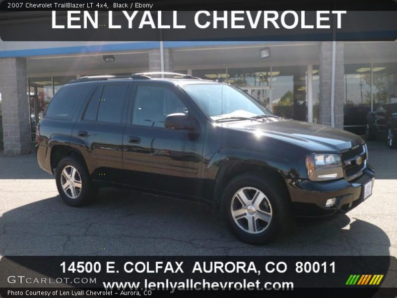 Black / Ebony 2007 Chevrolet TrailBlazer LT 4x4