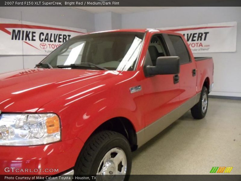 Bright Red / Medium/Dark Flint 2007 Ford F150 XLT SuperCrew