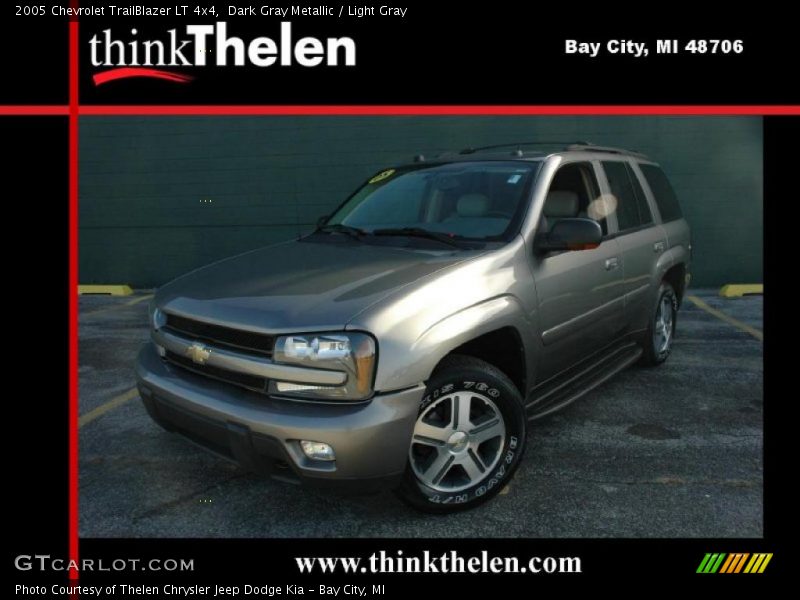 Dark Gray Metallic / Light Gray 2005 Chevrolet TrailBlazer LT 4x4