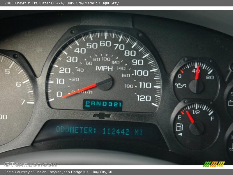 Dark Gray Metallic / Light Gray 2005 Chevrolet TrailBlazer LT 4x4