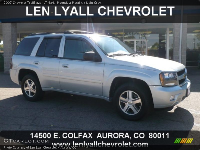 Moondust Metallic / Light Gray 2007 Chevrolet TrailBlazer LT 4x4