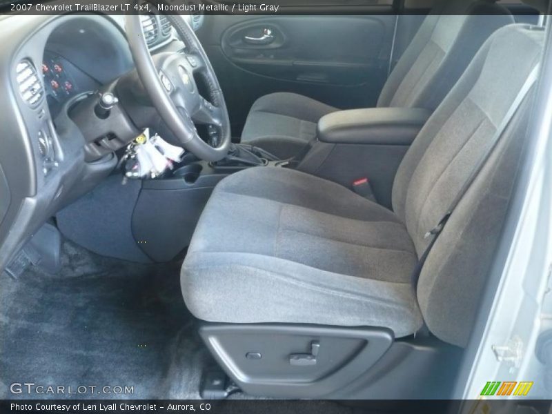 Moondust Metallic / Light Gray 2007 Chevrolet TrailBlazer LT 4x4