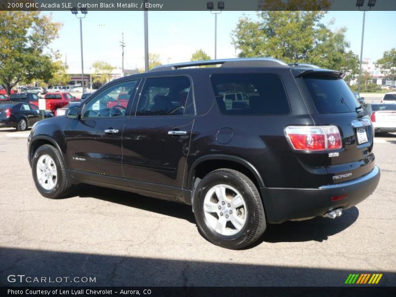 Carbon Black Metallic / Ebony 2008 GMC Acadia SLE