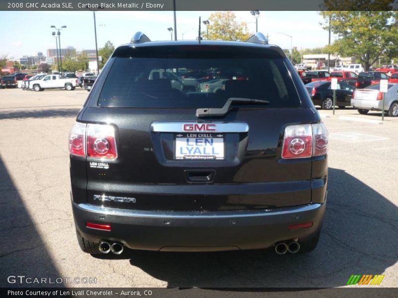 Carbon Black Metallic / Ebony 2008 GMC Acadia SLE