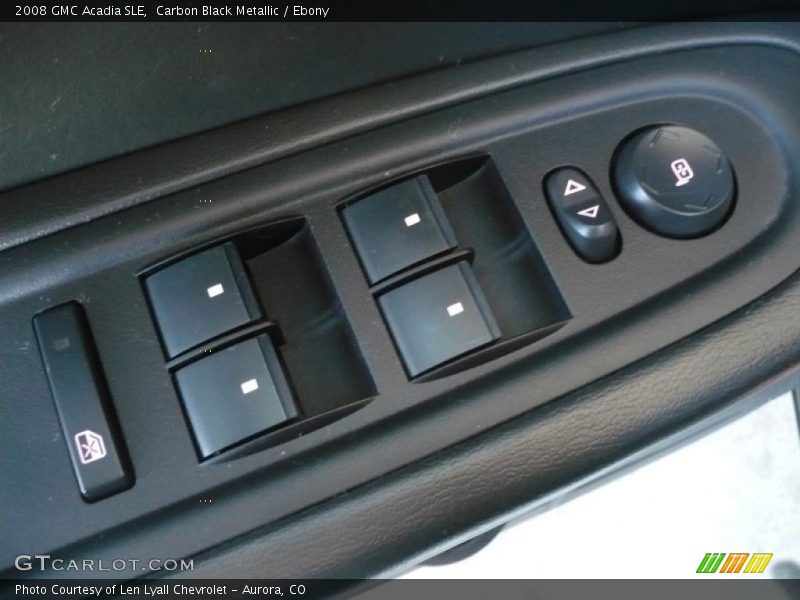 Carbon Black Metallic / Ebony 2008 GMC Acadia SLE