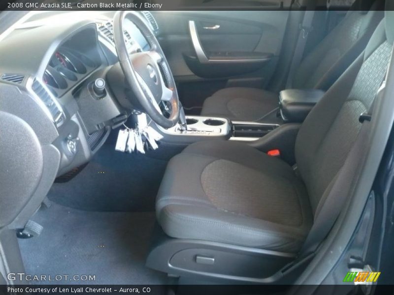 Carbon Black Metallic / Ebony 2008 GMC Acadia SLE