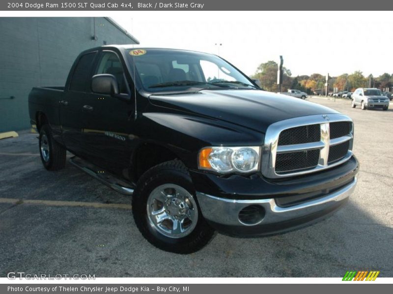 Black / Dark Slate Gray 2004 Dodge Ram 1500 SLT Quad Cab 4x4