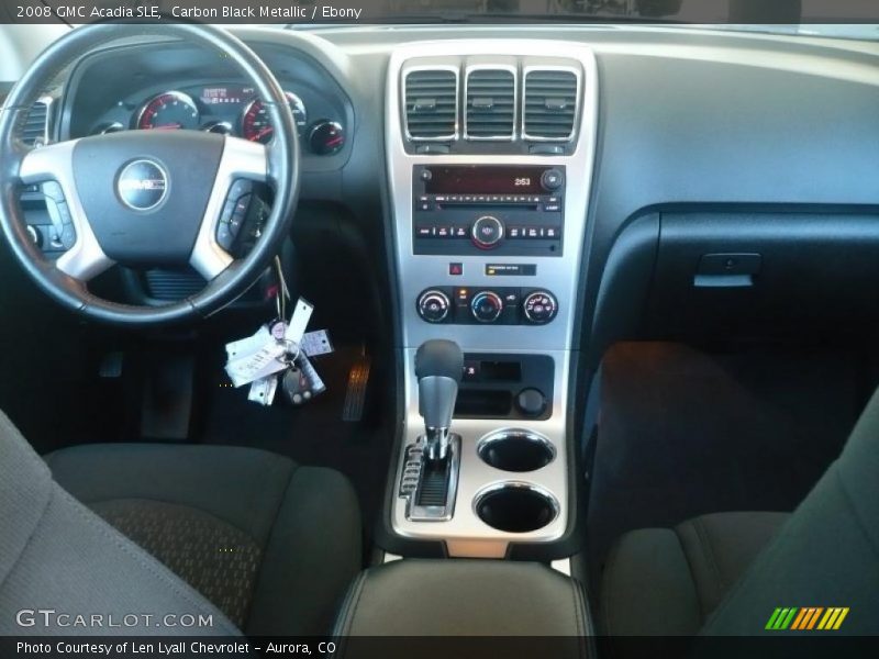 Carbon Black Metallic / Ebony 2008 GMC Acadia SLE