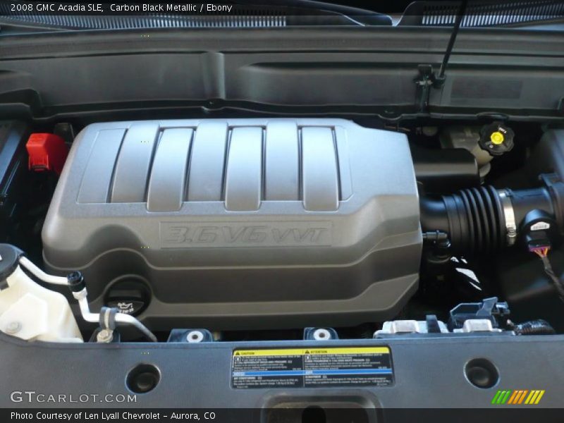 Carbon Black Metallic / Ebony 2008 GMC Acadia SLE