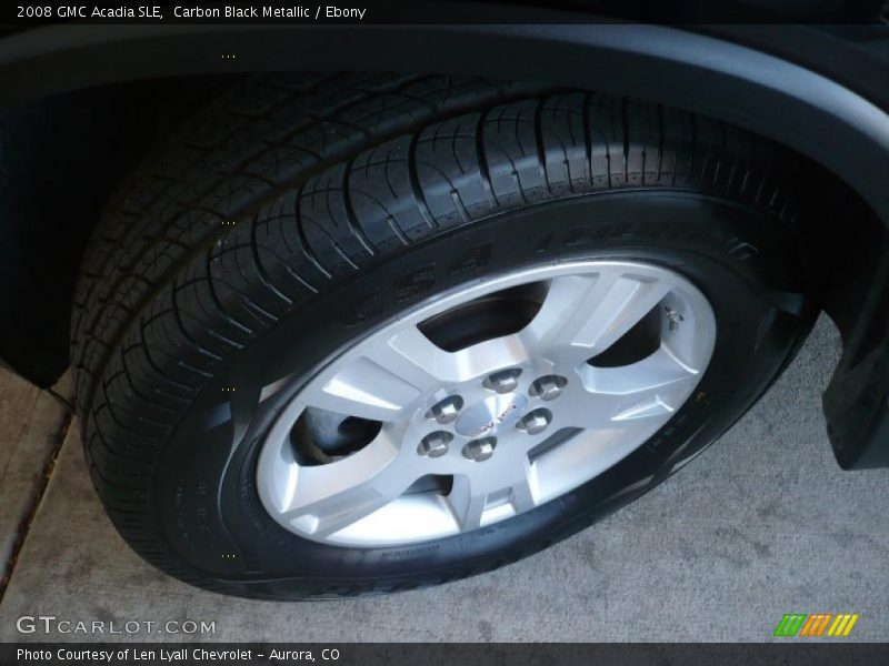 Carbon Black Metallic / Ebony 2008 GMC Acadia SLE